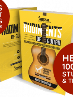 Rudiments of Guitar Book Buy Online Price India - by Kapil Srivastava